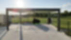 Pergola con pannelli coibentati