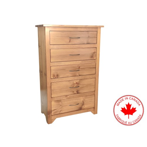 Solid Wood Armoire - Natural