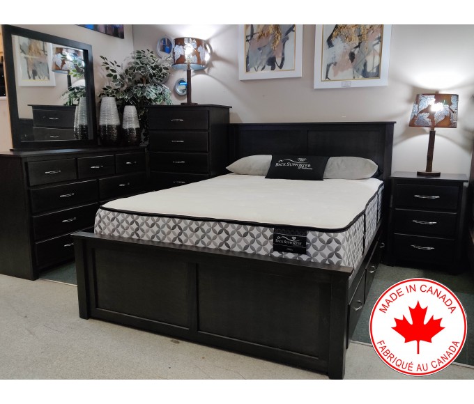 Solid Wood Chest - Weathered Grey