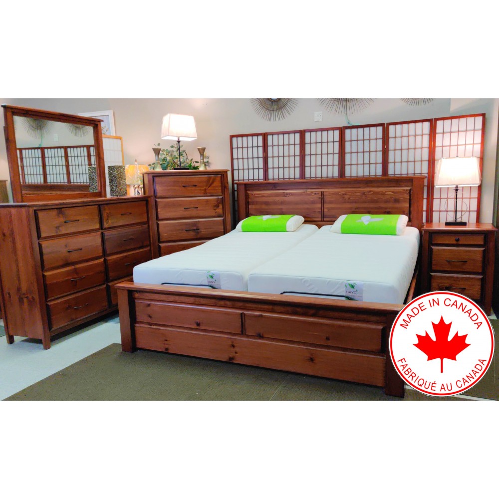 Solid Wood Tall Chest