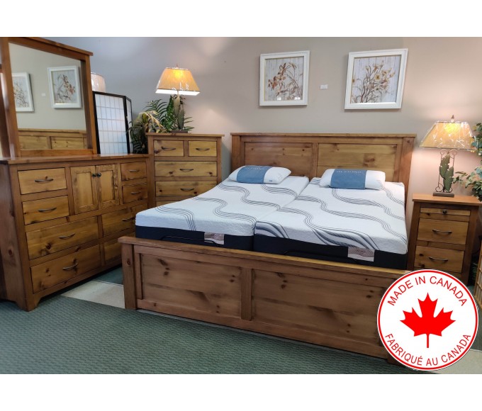 Rustic Bedroom Dresser - Weathered