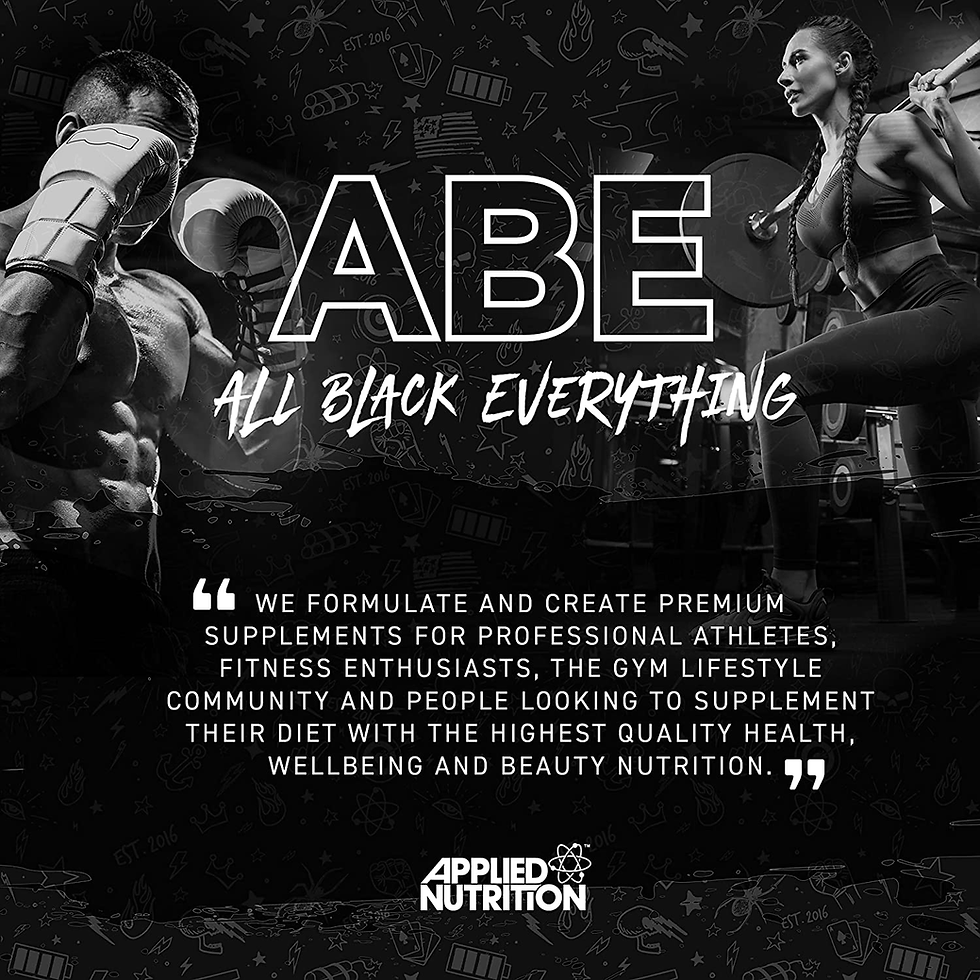 Thumbnail: Bundle ABE Pre Workout 375G + 750Ml Steel Protein Shaker | All Black Everything 