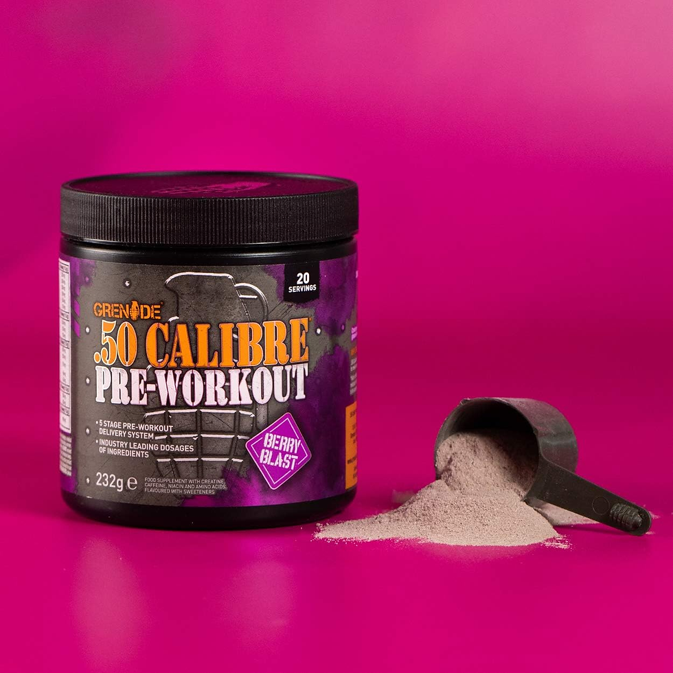 الصورة المصغرة: 50 Calibre Pre Workout Devastation - Berry Blast, 20 Servings