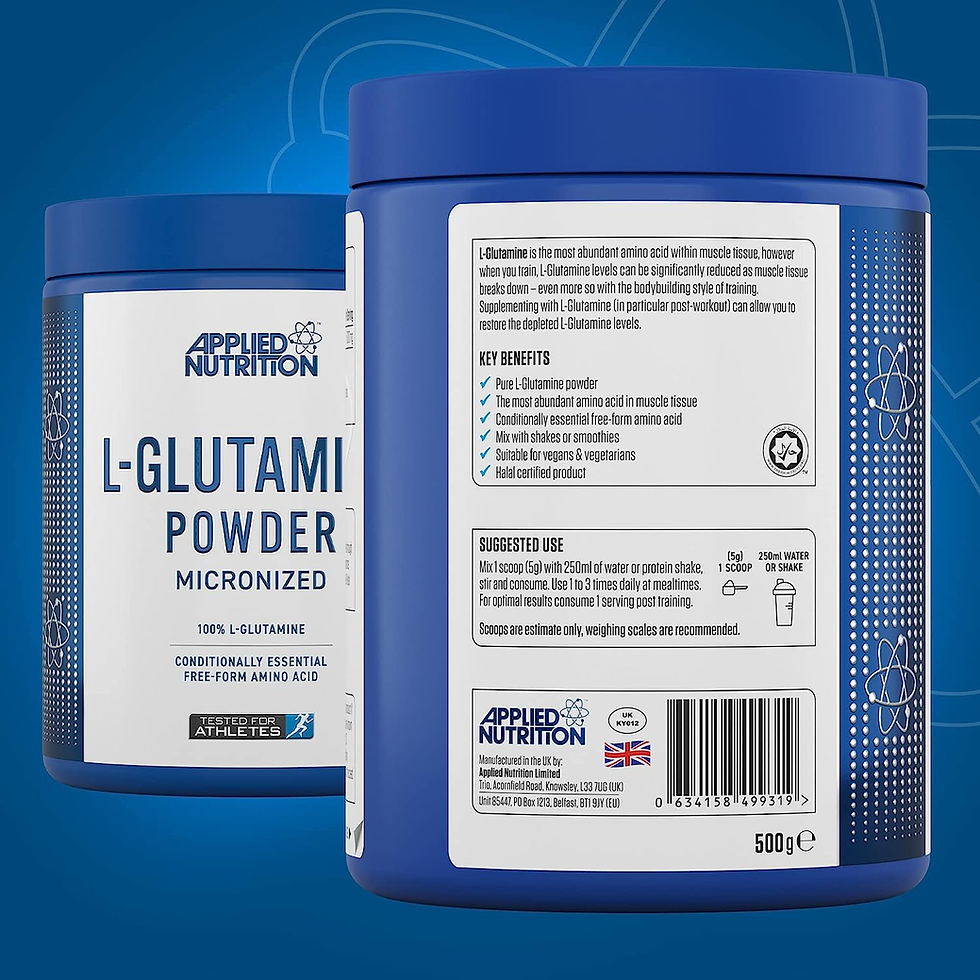 Thumbnail: L Glutamine Powder - Amino Acid, Muscle Strength & Recovery, Boosts Immune Syste
