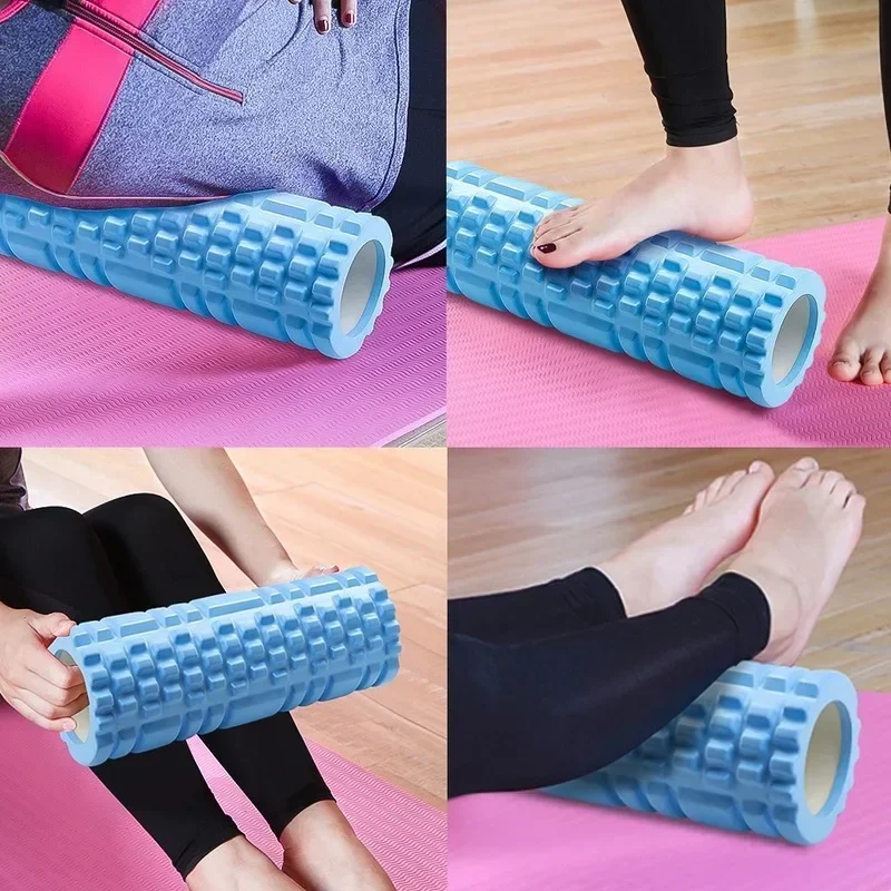 Thumbnail: Yoga Column Gym Fitness Foam Roller Pilates Yoga Exercise Back Muscle Massage Ro