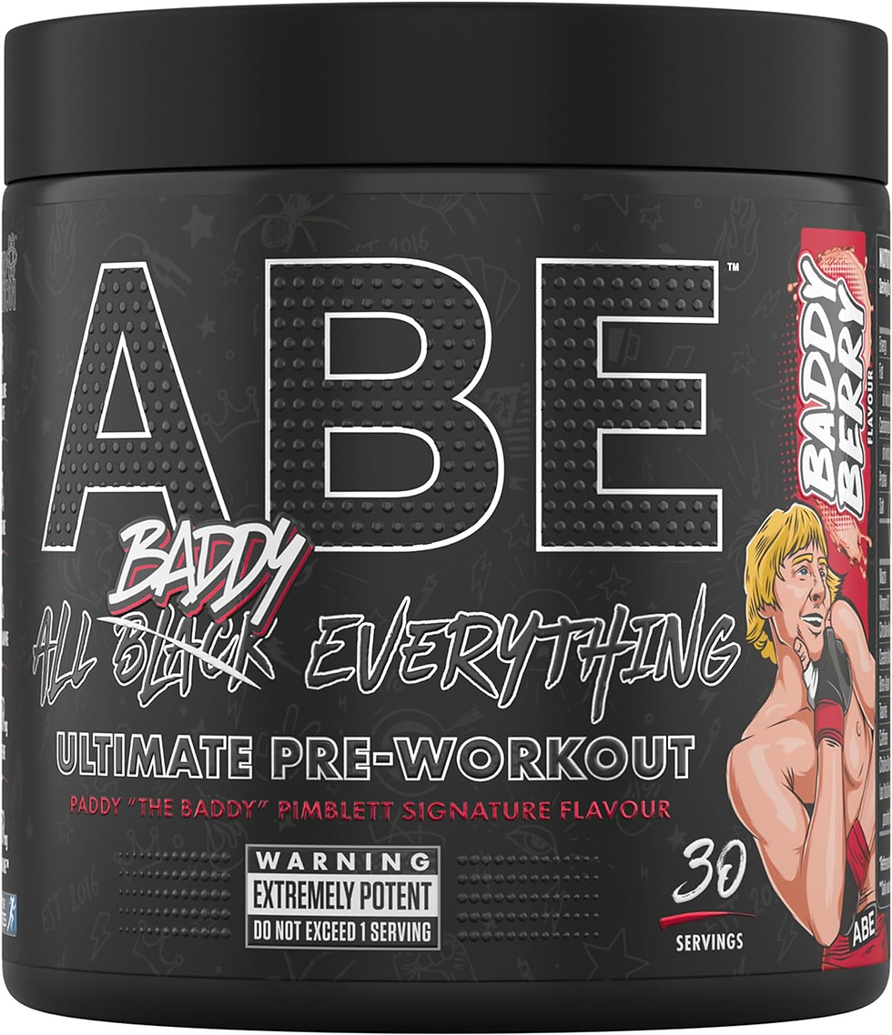 Thumbnail: Bundle ABE Pre Workout 375G + 750Ml Steel Protein Shaker | All Black Everything 