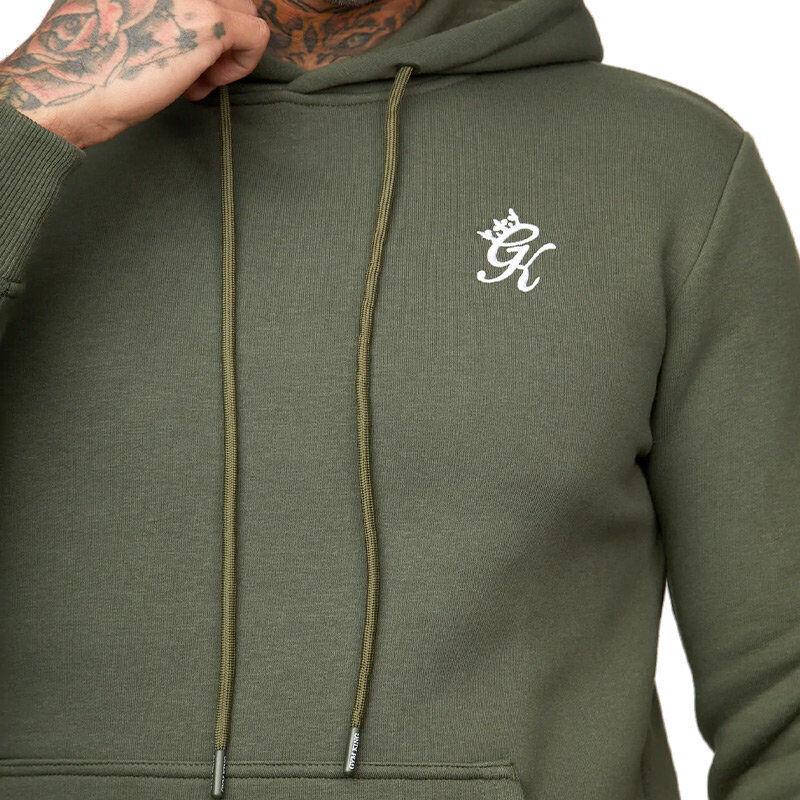 Thumbnail: Gym King Mens Full Tracksuits Bottom Set Pullover Hoodie Sweatshirt Gym Joggers