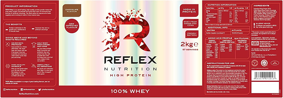 Thumbnail: 100% Whey Protein Powder | 80% Pure Whey Protein | Enriched with Amino Acids | N
