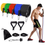 Miniatura: 11Pcs/Set Latex Resistance Bands Set Exercise Yoga Tube Pull Rope Fitness Sport 