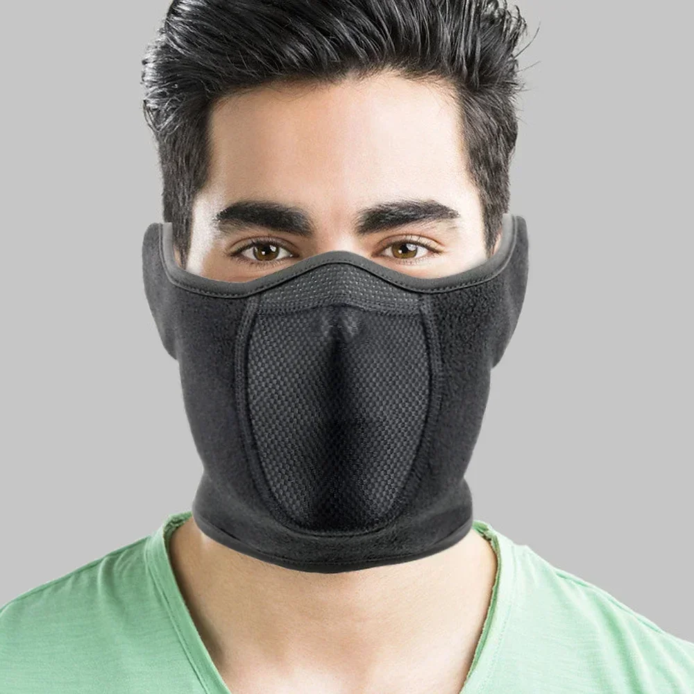 الصورة المصغرة: Fashion Winter Thermal Fleece Balaclava Full Face Mask Skiing Hat Bandana Hat Wi