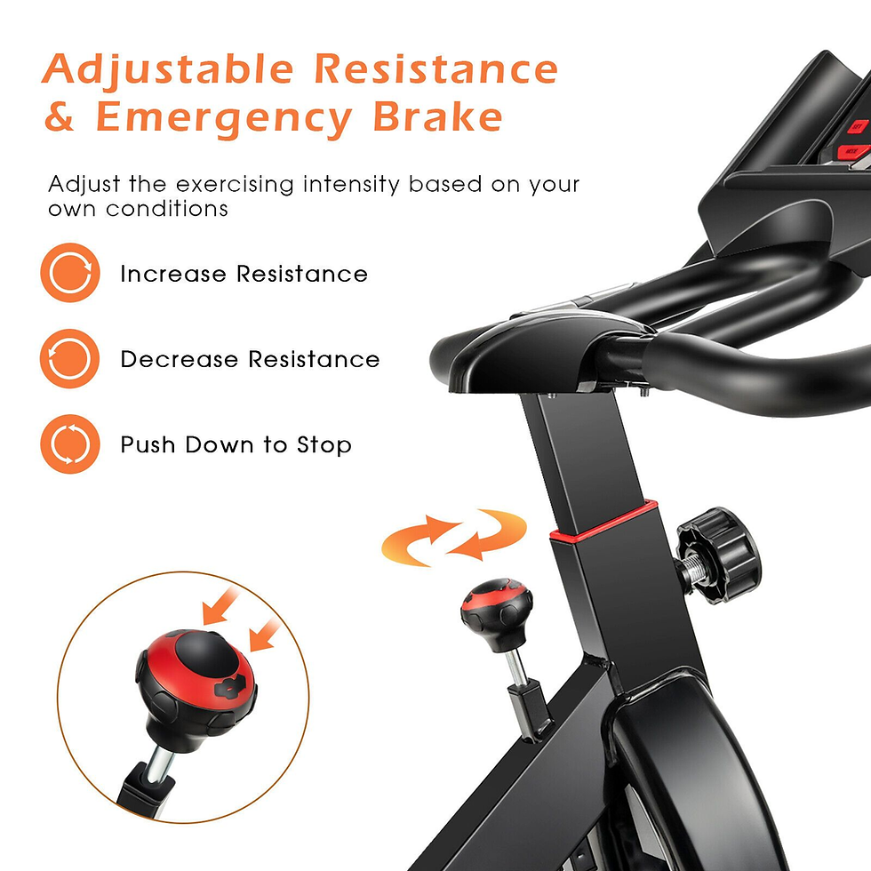 縮圖：Indoor Stationary Exercise Bike with LCD Monitor