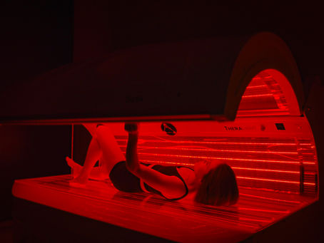 TheraLight 360+ full-body red light therapy at Waco Bodymend Company in Waco, TX