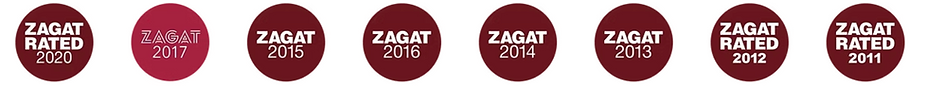 Zagat Recommendated for 8 years