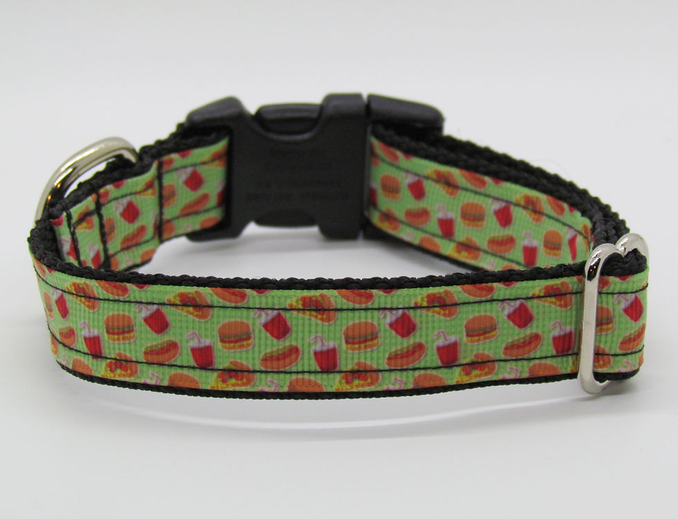 Small Fast Food Dog Collar