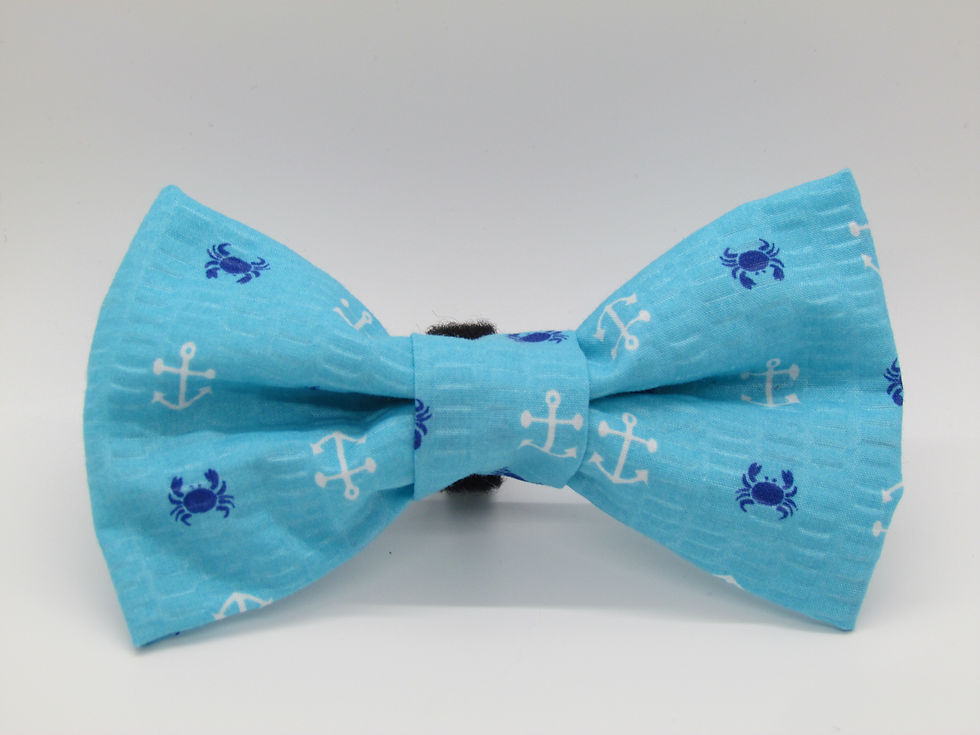 Thumbnail: Anchors Dog Bow Tie (Various Patterns)