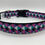 Thumbnail: Pink/Teal/Purple Geometric Dog Collar