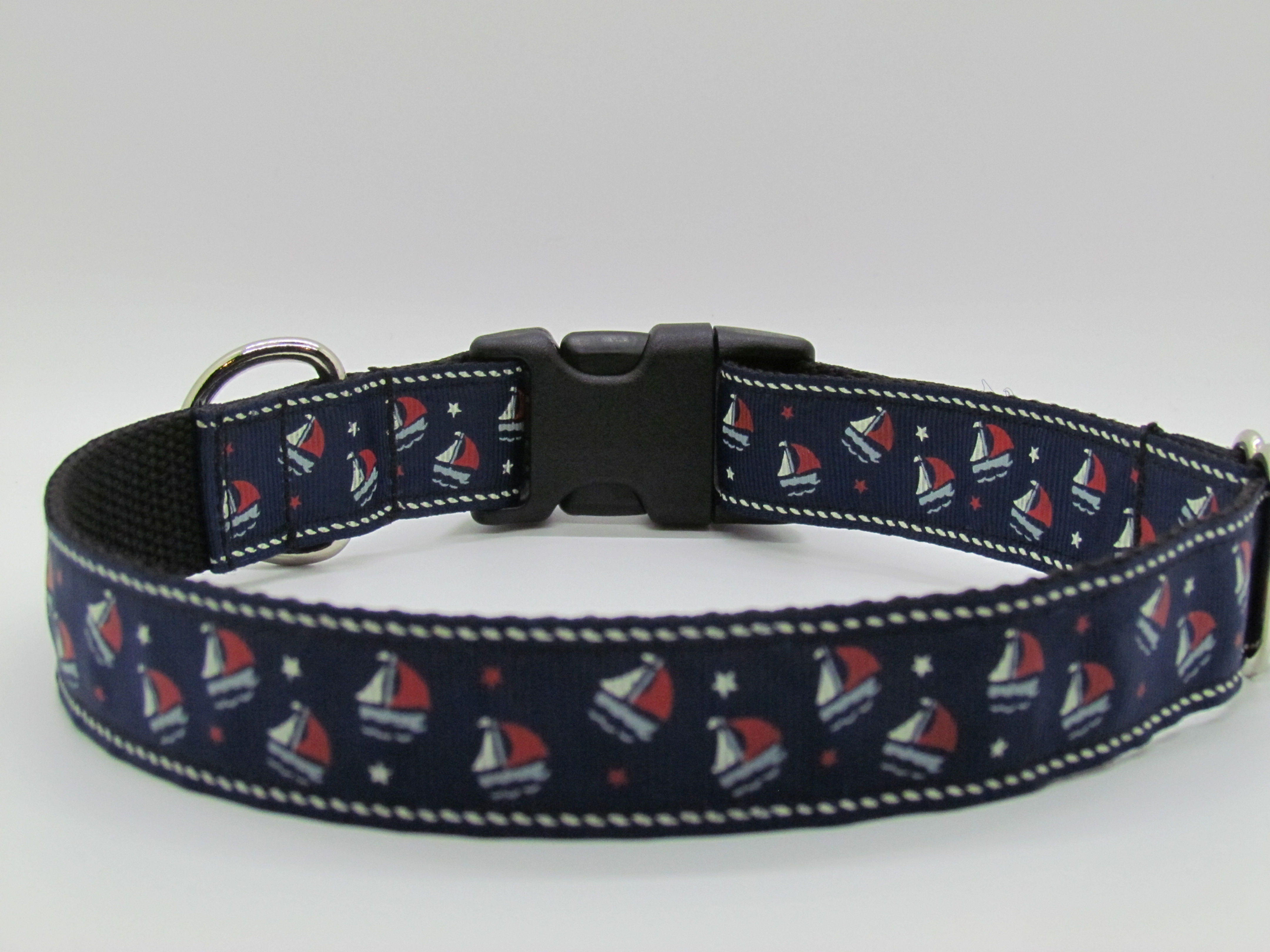 Sailboats Dog Collar