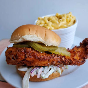 Nashville Hot Crispy Chicken Sandwich