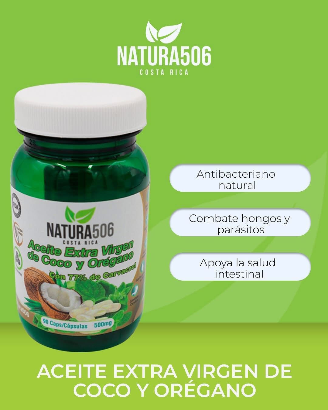 🥥🌿CAPSULAS DE COCO CON OREGANO 🥥🌿