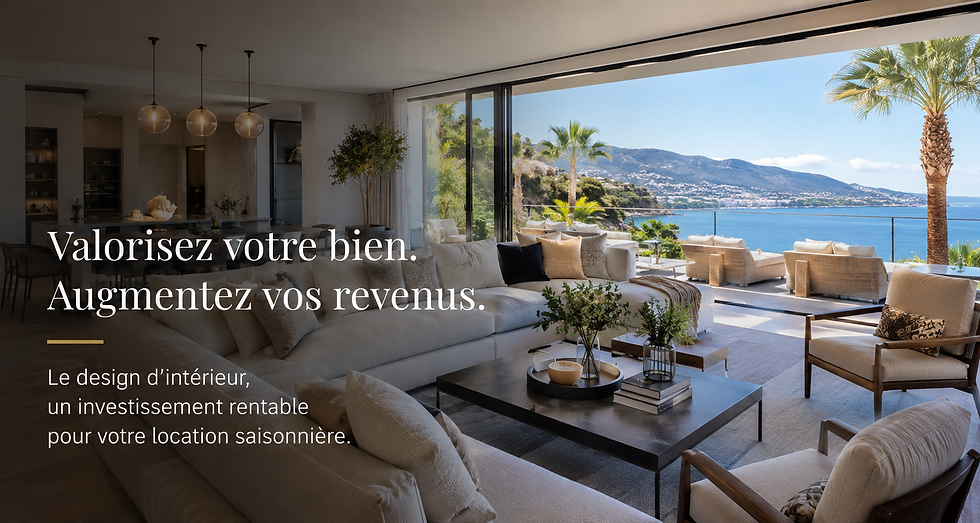 Pourquoi faire appel à un designer d'intérieur pour valoriser votre villa ou appartement en location saisonnière ?
