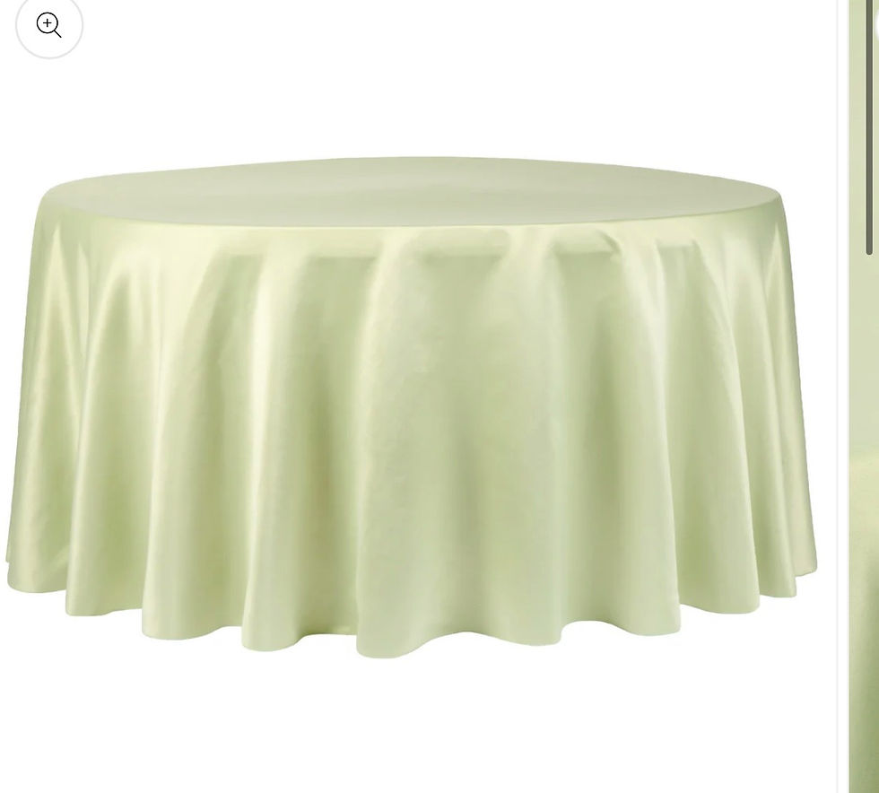 Thumbnail: Rich Satin Round Table Cloth