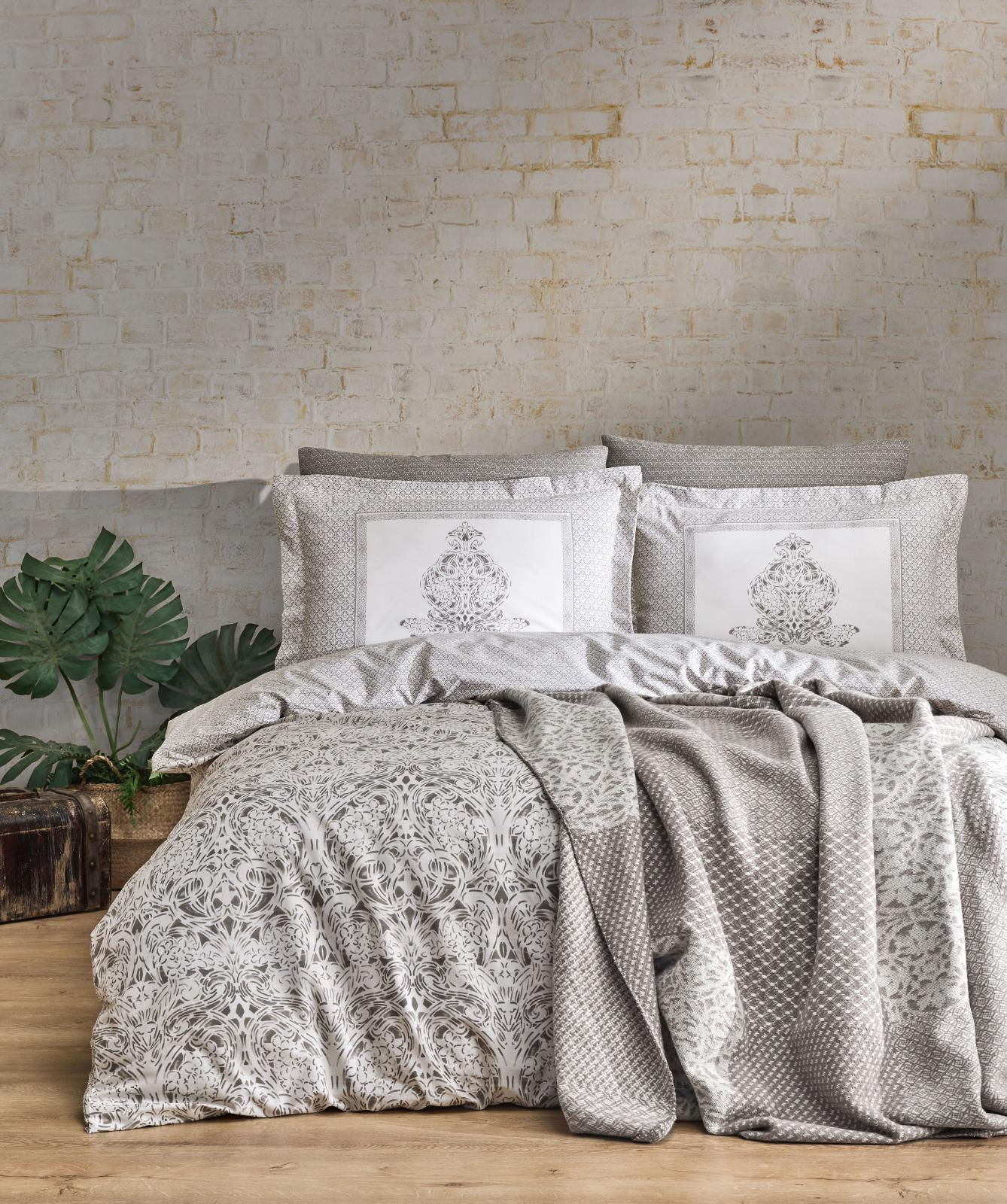 İyi Geceler İstanbul Dream Winter Nevresimli Battaniye Takımı - Vizon