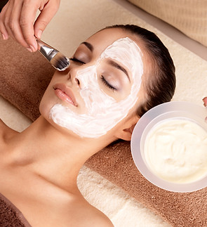 Application de masque facial
