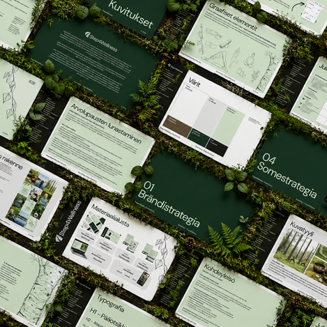 Step4Wellnessin brändistrategia ja visuaalinen identiteetti