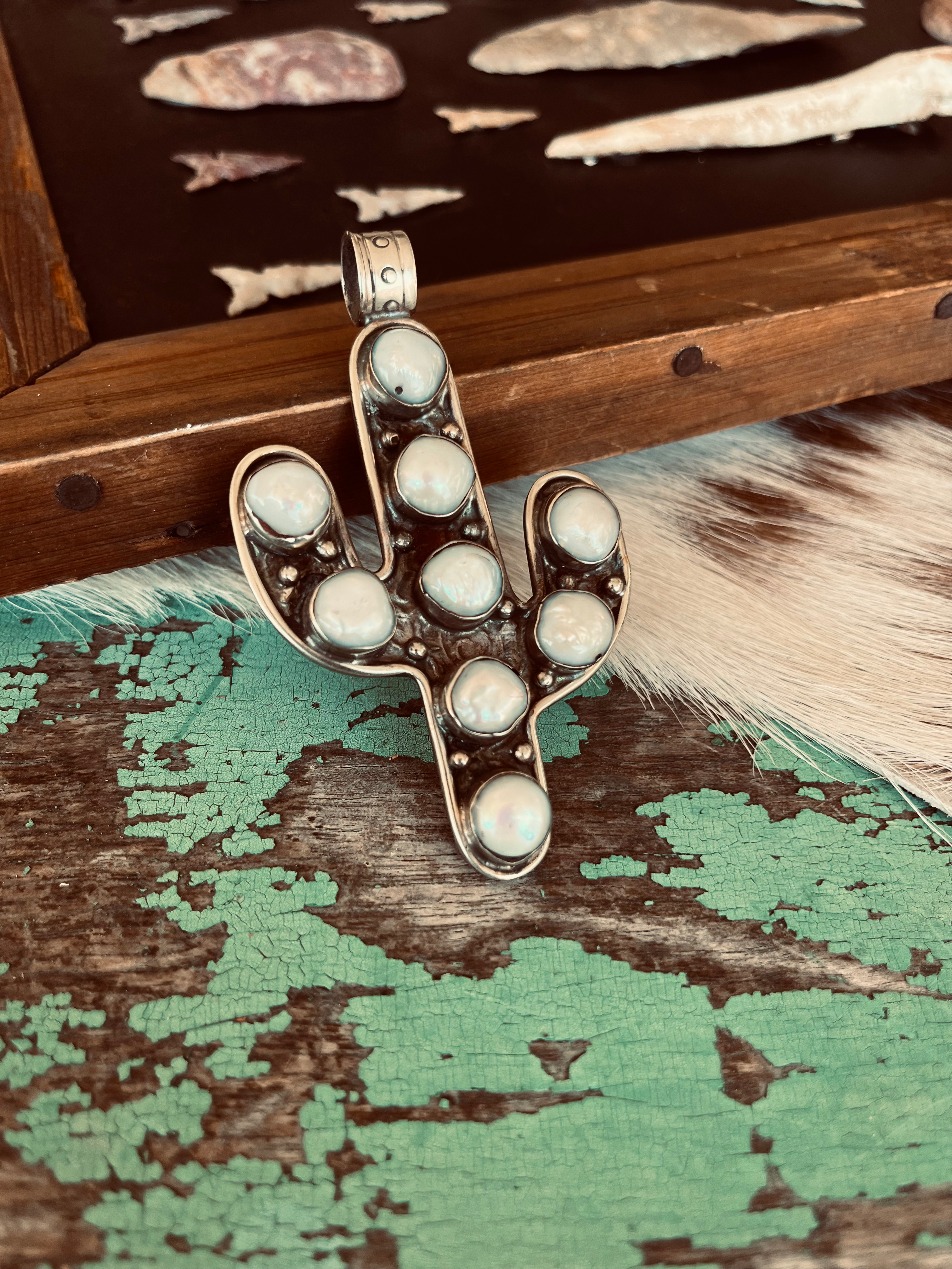 The Pearl Cactus Pendant 