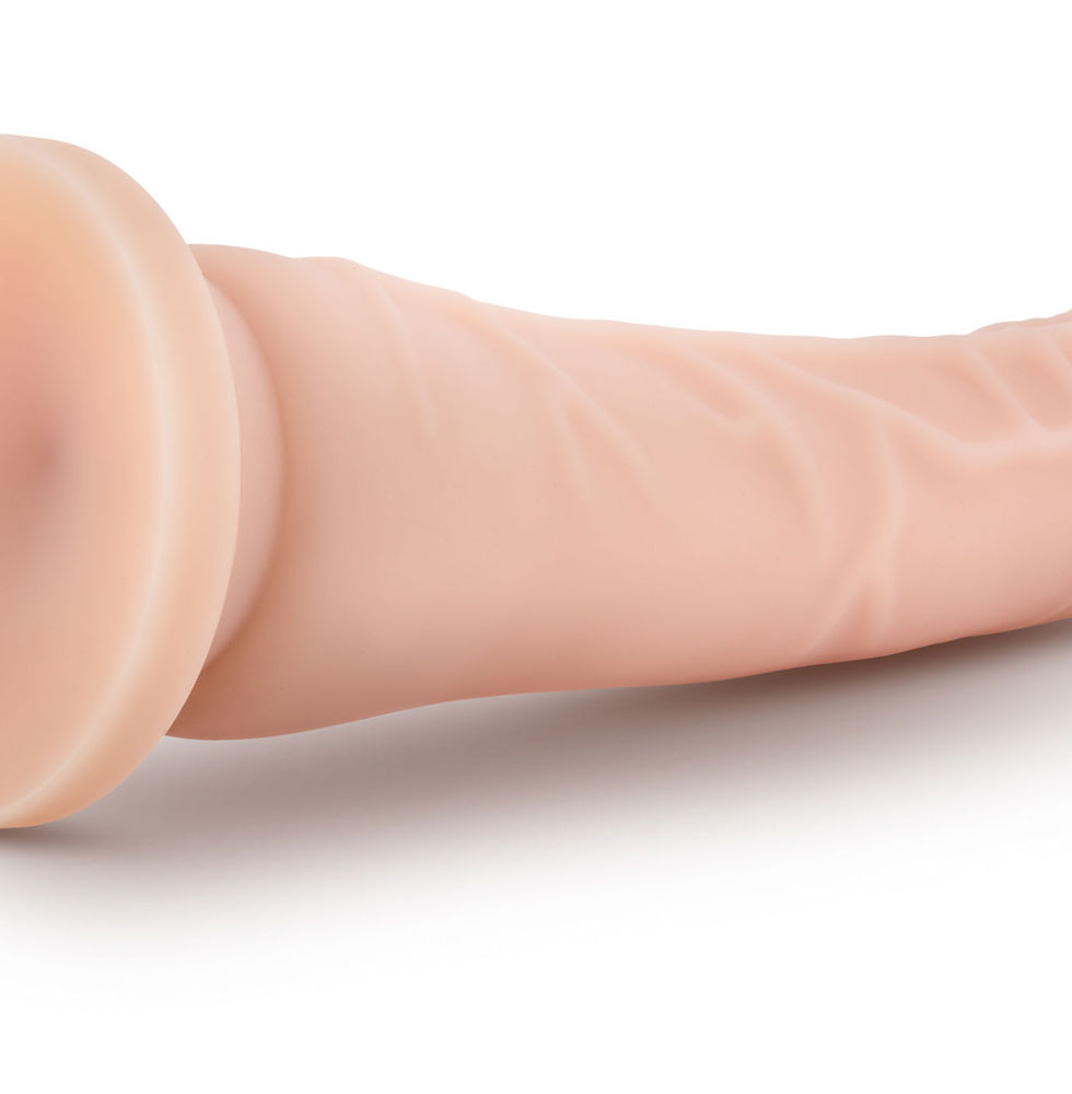 Thumbnail: Dr. Skin Silicone - Dr. Noah - 8 Inch Dong With Suction Cup - Vanilla