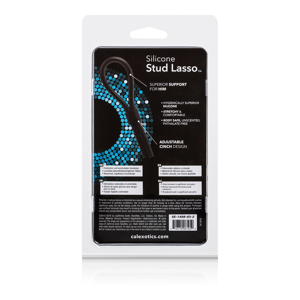 Thumbnail: Silicone Stud Lasso - Black