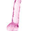 Thumbnail: Naturally Yours - 8 Inch Crystalline Dildo - Rose