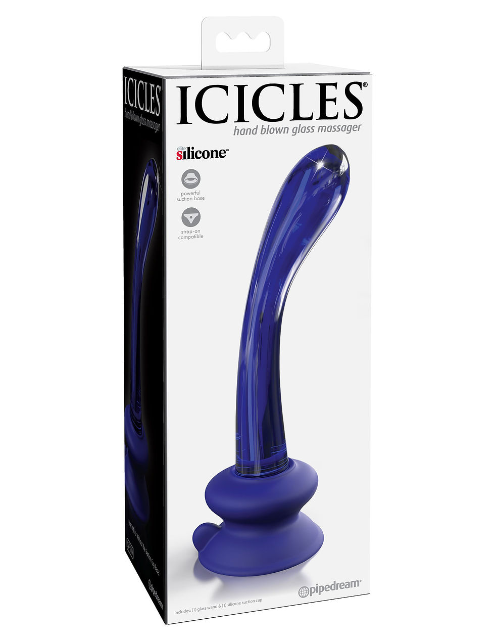 Thumbnail: Icicles No. 89 - With Silicone Suction Cup - Blue
