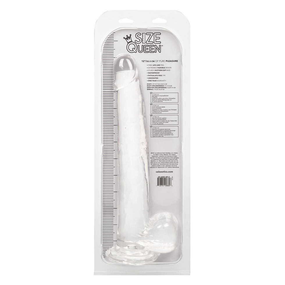 Thumbnail: Size Queen 12 inch/30.5 Cm - Clear