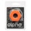 Thumbnail: Alpha Liquid Silicone Prolong Sexagon Ring - Orange