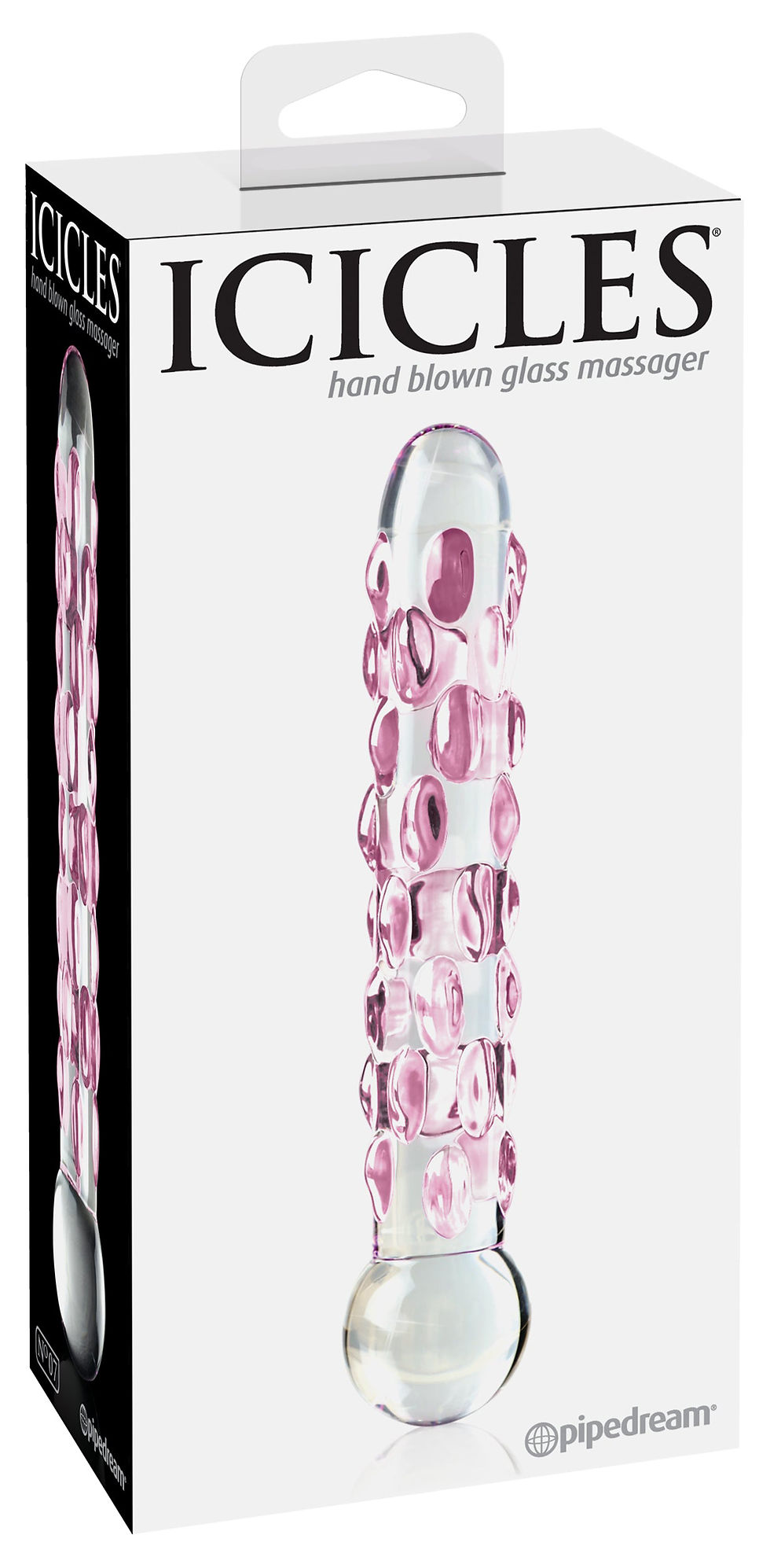 Thumbnail: Icicles No. 7 - Clear / Pink