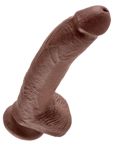 Thumbnail: King Cock 9-Inch Cock With Balls - Brown