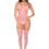 Thumbnail: Blush Reverie Fishnet Bodysuit - Os - Bubblegum Pink