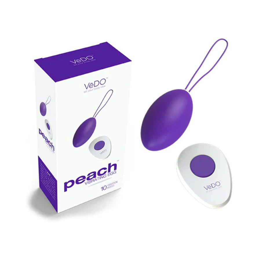 Thumbnail: Peach Vibrating Egg - Into You Indigo