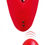Thumbnail: Love Connection Silicone Panty Vibe With Remote Control - Red
