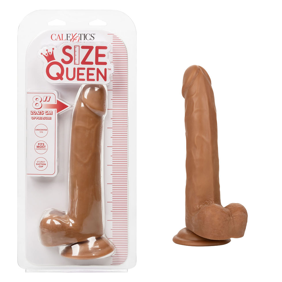 Thumbnail: Size Queen 8 inch/20.25 Cm - Brown