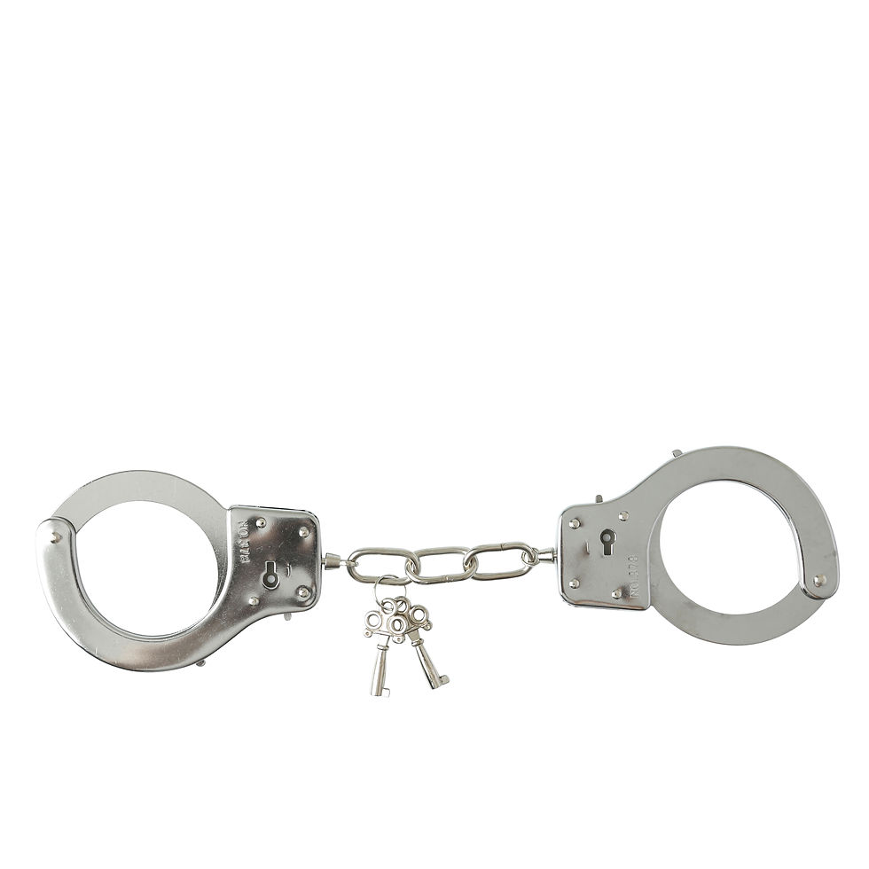 Thumbnail: Sex and Mischief Metal Handcuffs