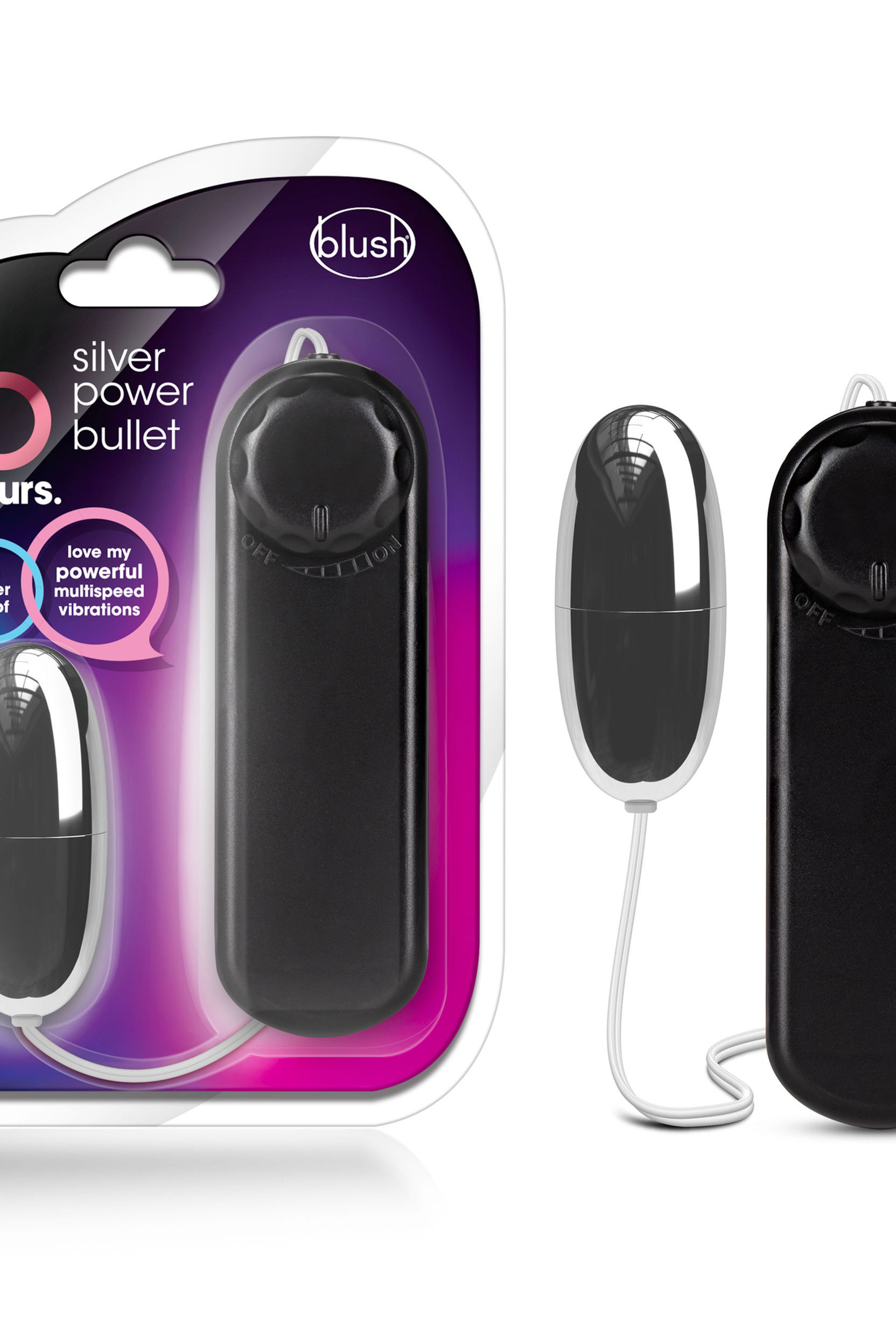 B Yours - Silver Power Bullet - Black