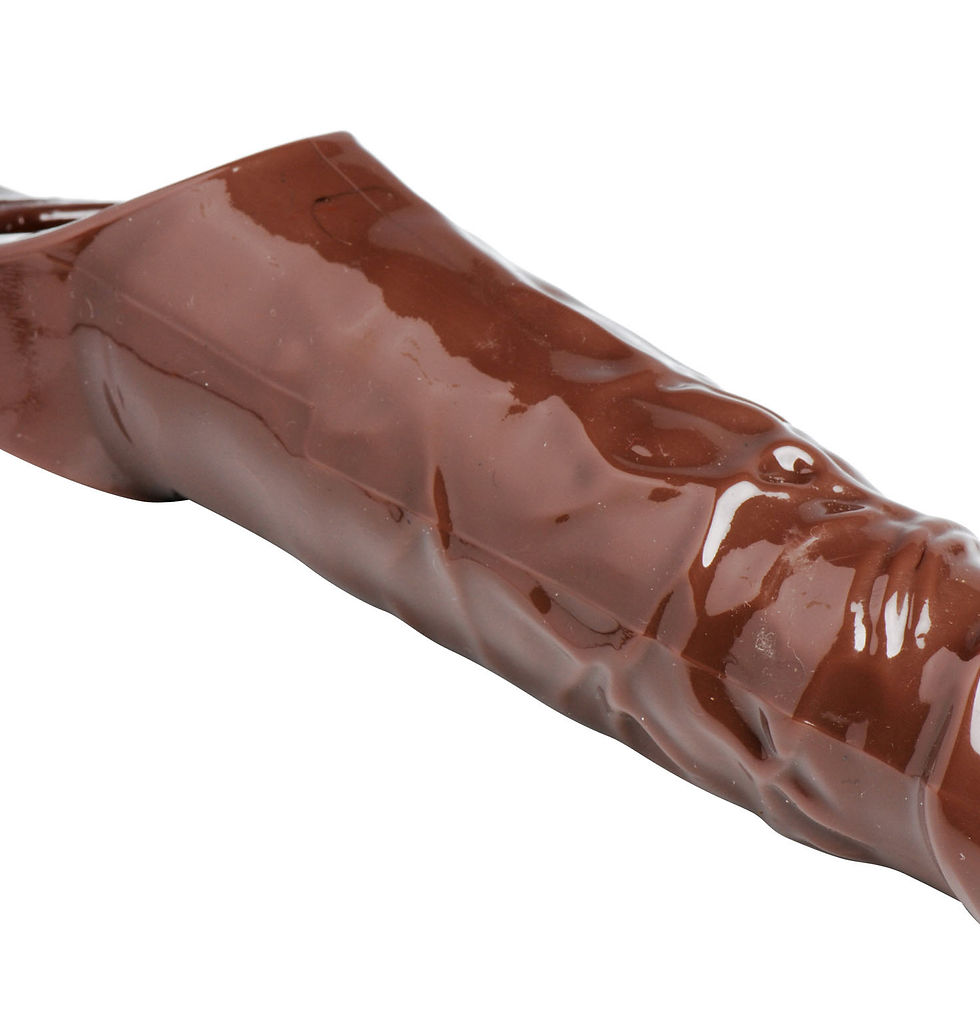 Thumbnail: Really Ample Penis Enhancer Sheath - Brown
