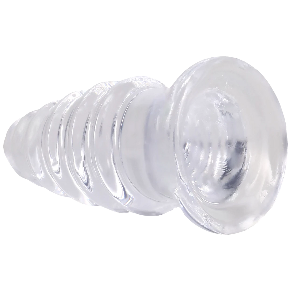 Thumbnail: Crystal Jellies - Anal Twist - 5 Inch Clear