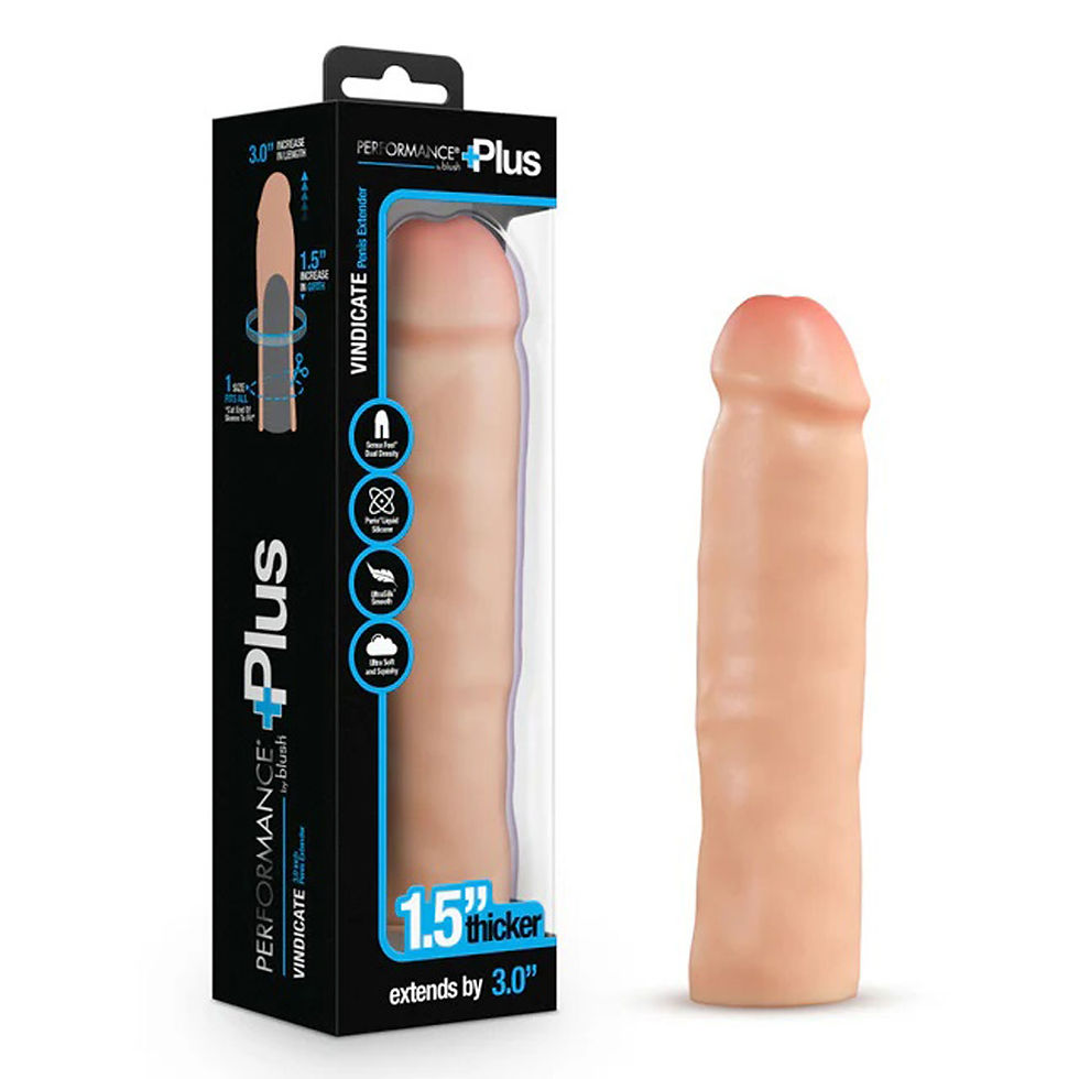Thumbnail: Performance Plus 3 Inch Silicone Penis Xtender - Beige