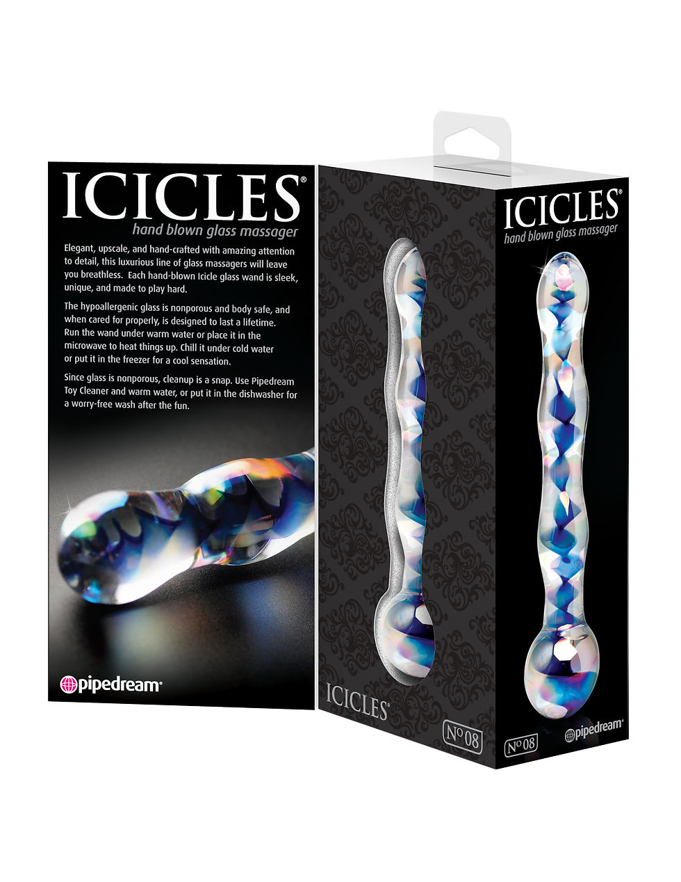 Thumbnail: Icicles No. 8 - Clear / Blue