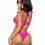 Thumbnail: Rainbow Net Mini Dress - One Size - Multicolor