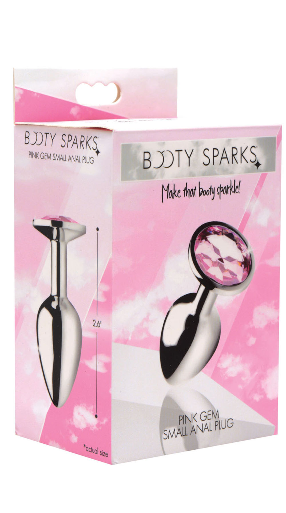 Pink Gem Anal Plug - Small