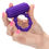 Thumbnail: Silicone Rechargeable 5 Bead Maximus Ring - Purple